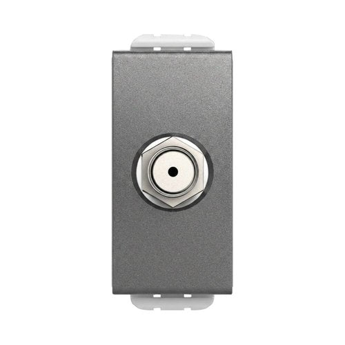 שקע TV קואקס גרפיט 1M MATT ניסקו סוויץ' – NISKO SWITCH