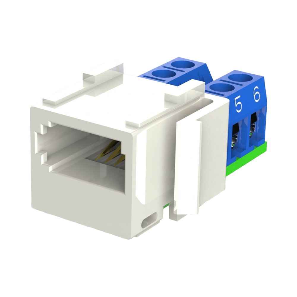 שקע טלפון ישראלי BT לקיסטון לבן – NISKO SWITCH