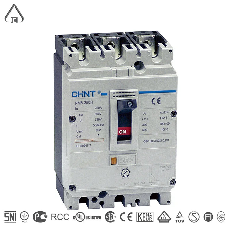 מפסק ח"א 3X200A כיול מגנטי עד 200A Chint - אור שי סיטונאות חשמל בע״מ