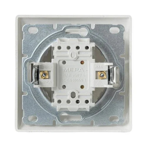 מפסק יחיד תחת הטיח ספיר לבן - אור שי סיטונאות חשמל בע״מ