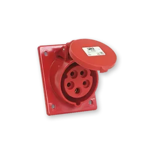 שקע לפנל זווית 400V 500V - IP44-5X32A PCE - אור שי סיטונאות חשמל בע״מ