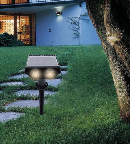 דוקרן סולארי FOCUS IP65 10W RGB - אור שי סיטונאות חשמל בע״מ