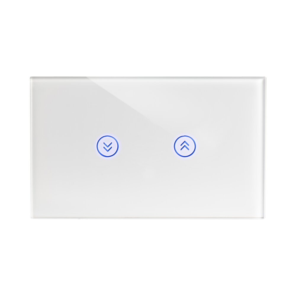 מתג צלון חכם 24V זכוכית לבנה ZIGBEE – NISKO SMART