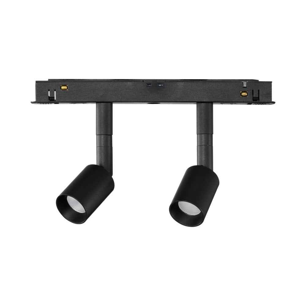 ספוט לד שחור לפס צבירה מגנטי TIKTOK SPOT 2X3W 3CCT – NISKO