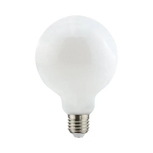 נורת גלוב 95 OPAL חלבית E27 8.5W אור חם - אור שי סיטונאות חשמל בע״מ