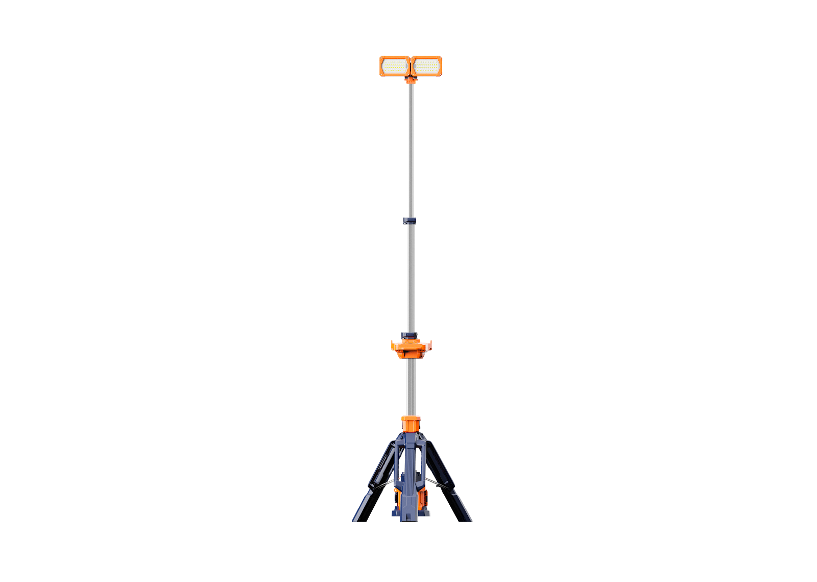 מגדל תאורה נייד TL-200 - עמוד תאורה מתכוונן עם סוללה נטענת