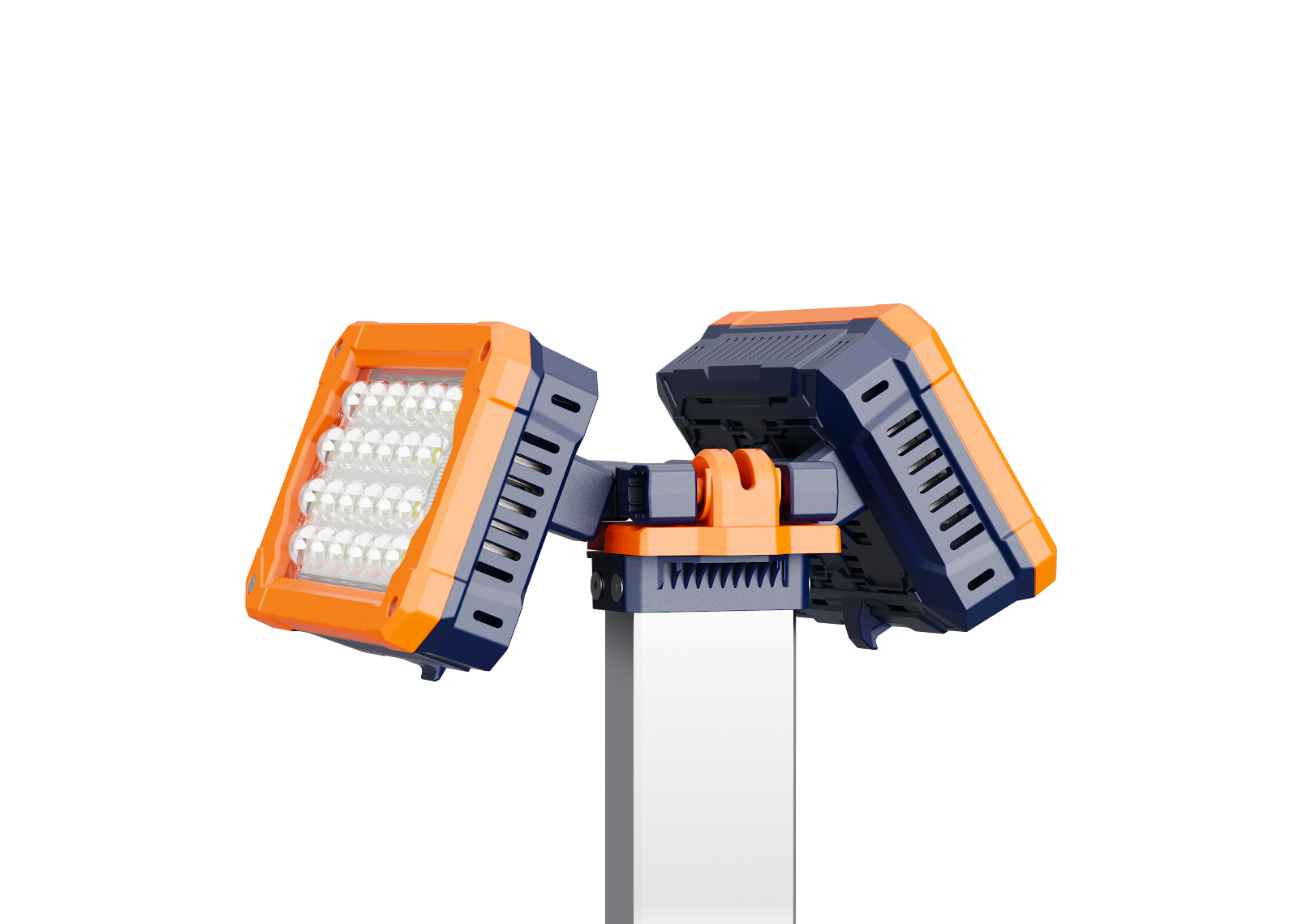 מגדל תאורה נייד TL-400 - תאורה מקצועית עם תא אחסון ל-3 סוללות