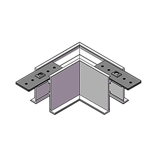מחבר L לבן לפס צבירה מגנטי שקוע מסגרת TIKTOK - אור שי סיטונאות חשמל בע״מ