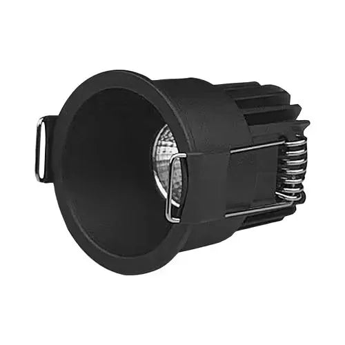 שקוע תקרה שחור SPOTY 5W 42mm אור חם - אור שי סיטונאות חשמל בע״מ