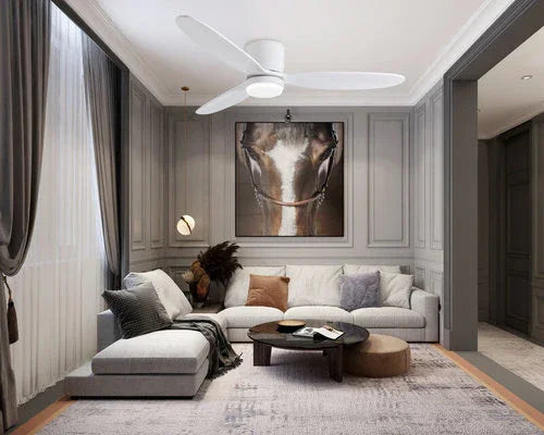 מאוורר תקרה חכם לבן ROME 42'' SMART - אור שי סיטונאות חשמל בע״מ