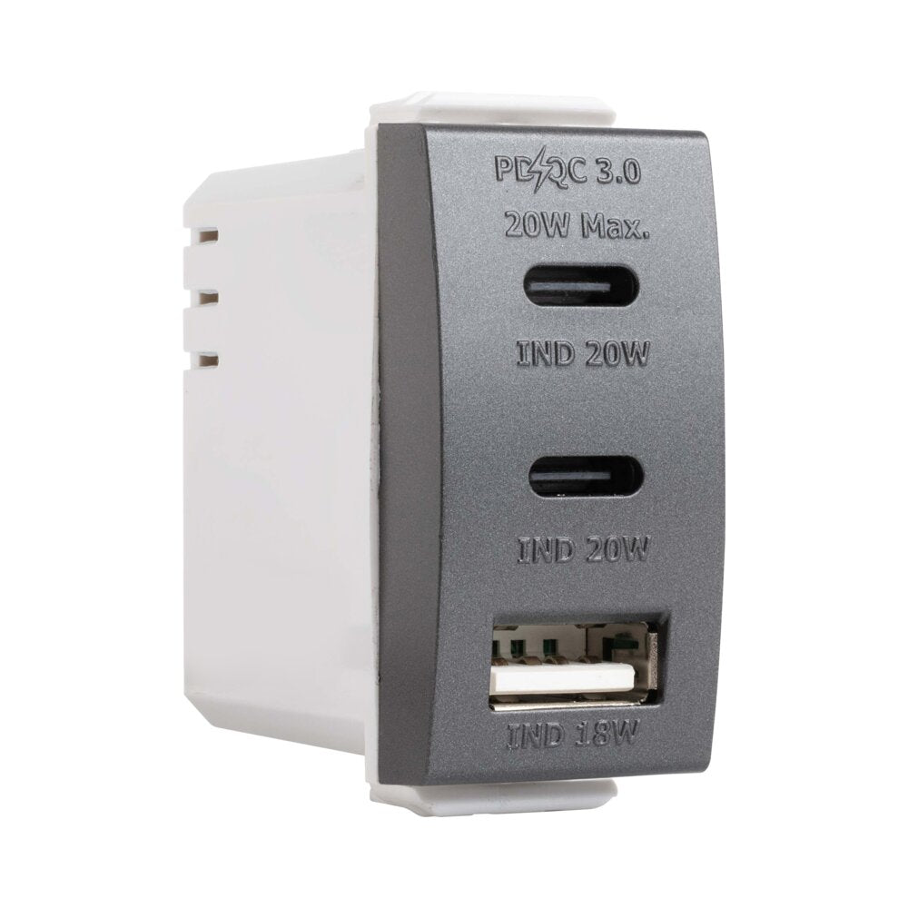 מטען USB גרפיט מט 1M