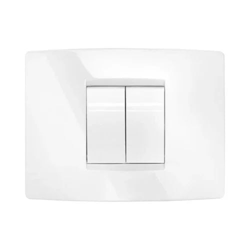 מסגרת SEE לבנה 60 מ"מ 2 מודול ניסקו סוויץ' - אור שי סיטונאות חשמל בע״מ