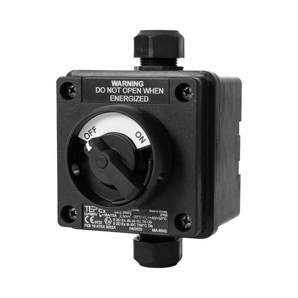 מפסק תאורה 0-1 לאווירה נפיצה Ex ZONE-1,2,21,22 4X16A – NISKO