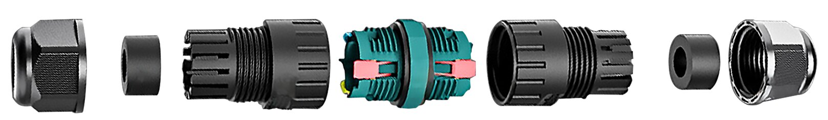 מופת חיבור 2 כבלים 3 גידים P20