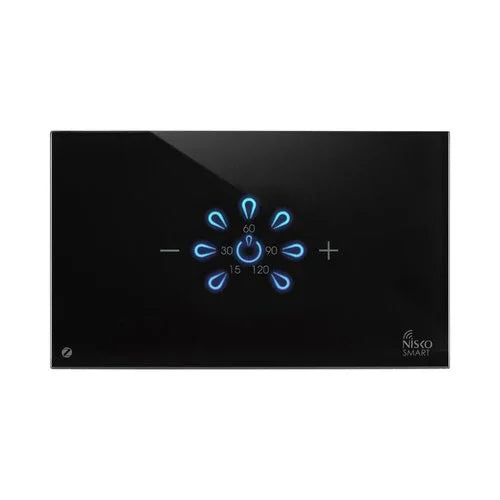 מתג טאץ' טיימר דוד חכם זכוכית שחורה 3 מודול ZIGBEE - אור שי סיטונאות חשמל בע״מ