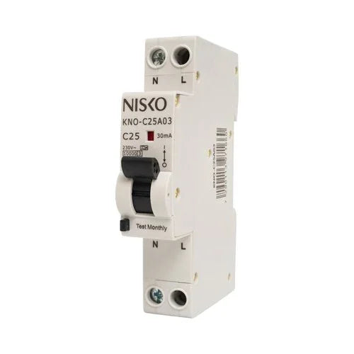 פחת משולב מא"ז 1x16A 10KA RCBO - אור שי סיטונאות חשמל בע״מ