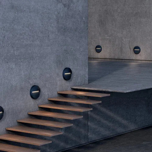 צמוד קיר שחור LOTUS-RB 6W IP65 3CCT - אור שי סיטונאות חשמל בע״מ