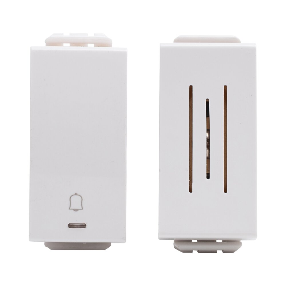 מארז פעמון באזר ניסקו סוויץ' לבן 1 מודול