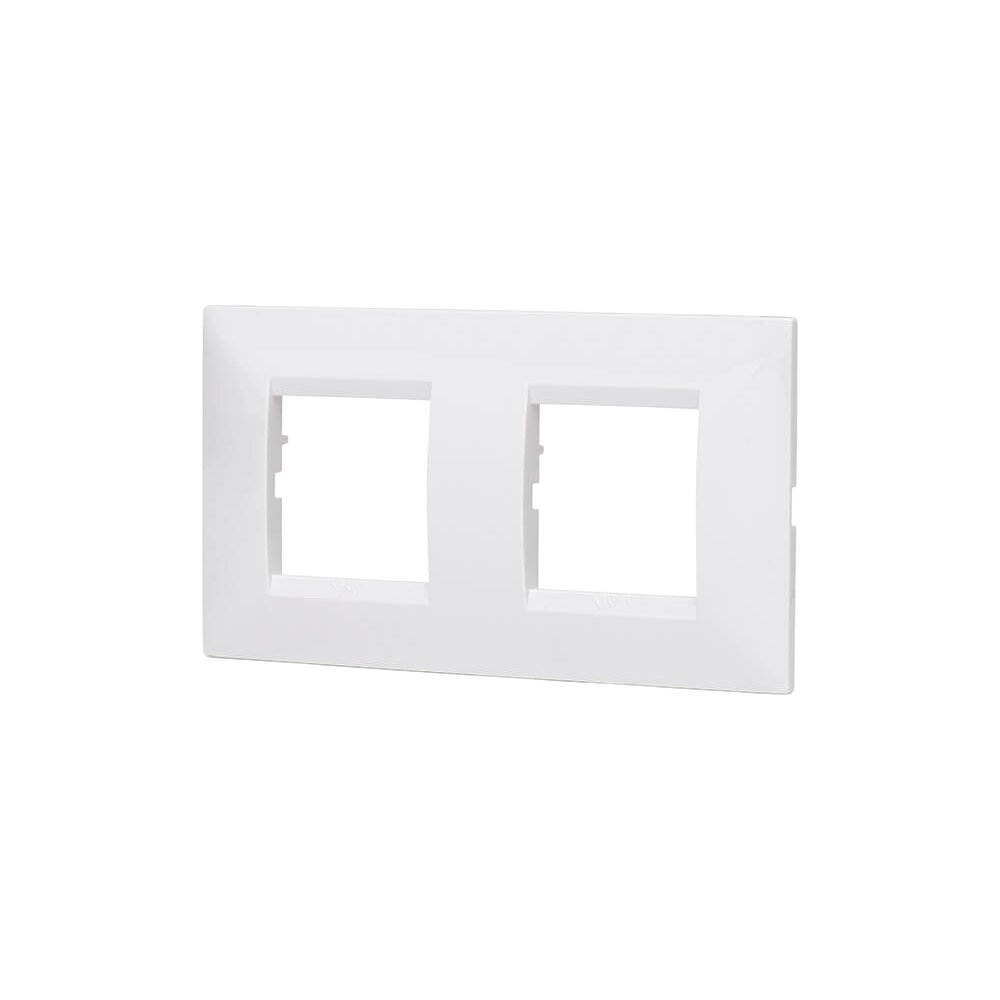 מסגרת BE לבן 60 מ"מ 2+2 אופקי NISKO SWITCH