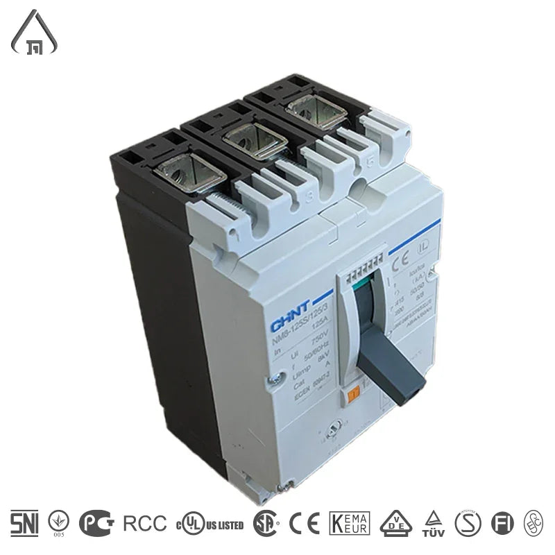 מפסק ח"א 3X125A כיול מגנטי עד 125 Chint - אור שי סיטונאות חשמל בע״מ