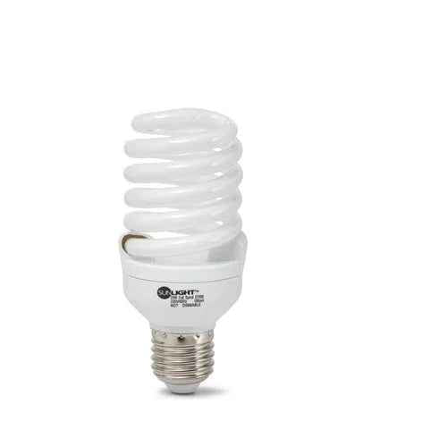 נורת מיני ספירל 25W E27 אור קר