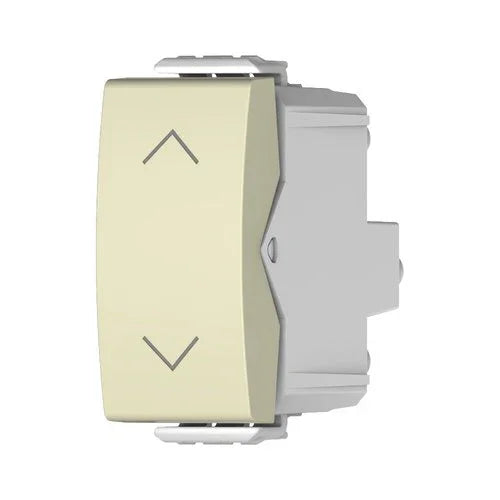 לחצן תריס 1 מודול קרם ניסקו סוויץ' - אור שי סיטונאות חשמל בע״מ