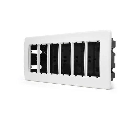 עמדת HOME & OFFICE תחת הטיח 12 מודול, ללא אביזרים - אור שי סיטונאות חשמל בע״מ