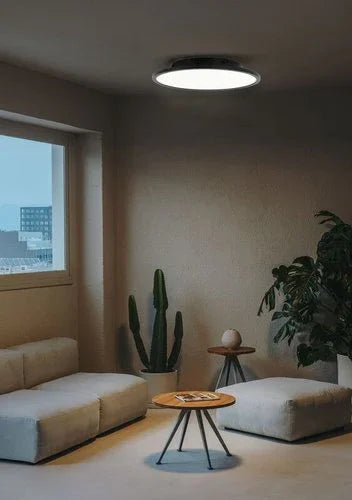 צמוד תקרה מרחף שחור GALAXY 75W 80CM 3CCT - אור שי סיטונאות חשמל בע״מ