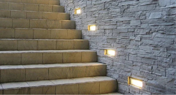 דגם שיטה- צמוד קיר אפור משנה גוון IP65 4W TekTonix - אור שי סיטונאות חשמל בע״מ