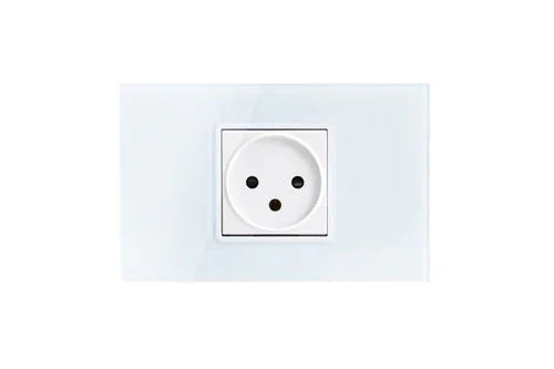 מסגרת זכוכית מרחפת לבנה NISKO SMART SLIM 2M - אור שי סיטונאות חשמל בע״מ