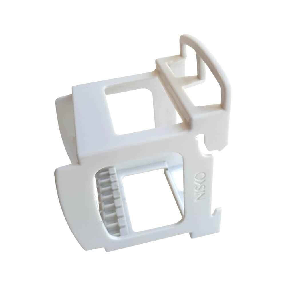 מתאם לפס דין 2 מודול לבן – NISKO SWITCH