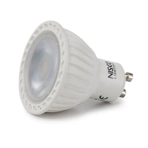 נורת דקרויקה לבנה 36° GU10 7W אור חם - אור שי סיטונאות חשמל בע״מ