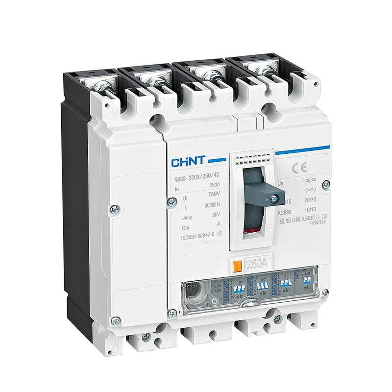 מפסק ח"א 4X160A כיול אלקטרוני, טרמי עד160 מגנטי (1.5-10In) Chint - אור שי סיטונאות חשמל בע״מ