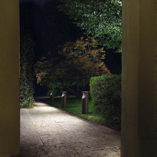 בולרד שחור TITAN 12W 600mm IP66 אור חם - אור שי סיטונאות חשמל בע״מ