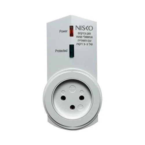 מגן ברקים לבן כולל השהיה - אור שי סיטונאות חשמל בע״מ