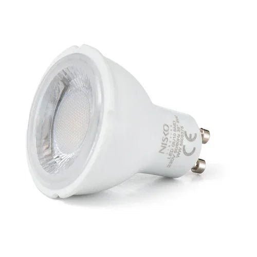 נורת דקרויקה לד לבנה לעמעום 30° GU10 6W אור חם - אור שי סיטונאות חשמל בע״מ