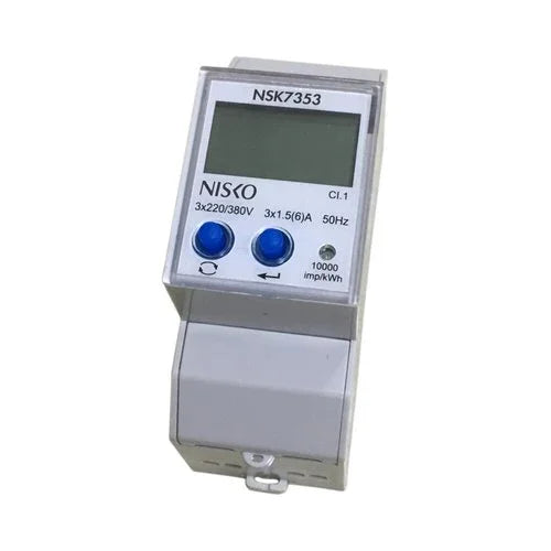מונה תלת פאזי למשנה זרם NSK7353 - אור שי סיטונאות חשמל בע״מ