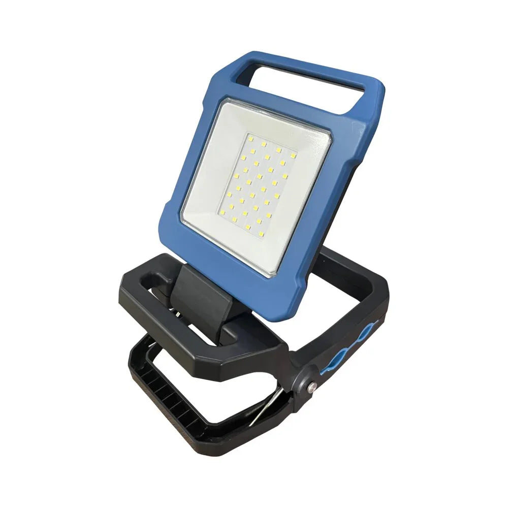 פנס נטען שחור WORKER FLEX 10W IP54 אור קר - אור שי סיטונאות חשמל בע״מ