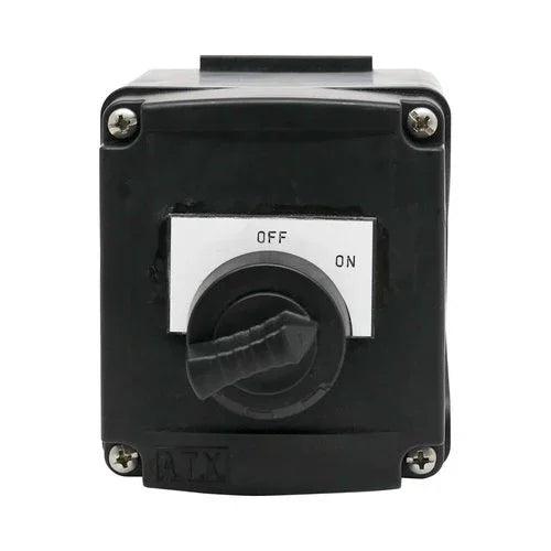 תחנת לחצנים - מפסק 0-1 NO בקופסא - אור שי סיטונאות חשמל בע״מ