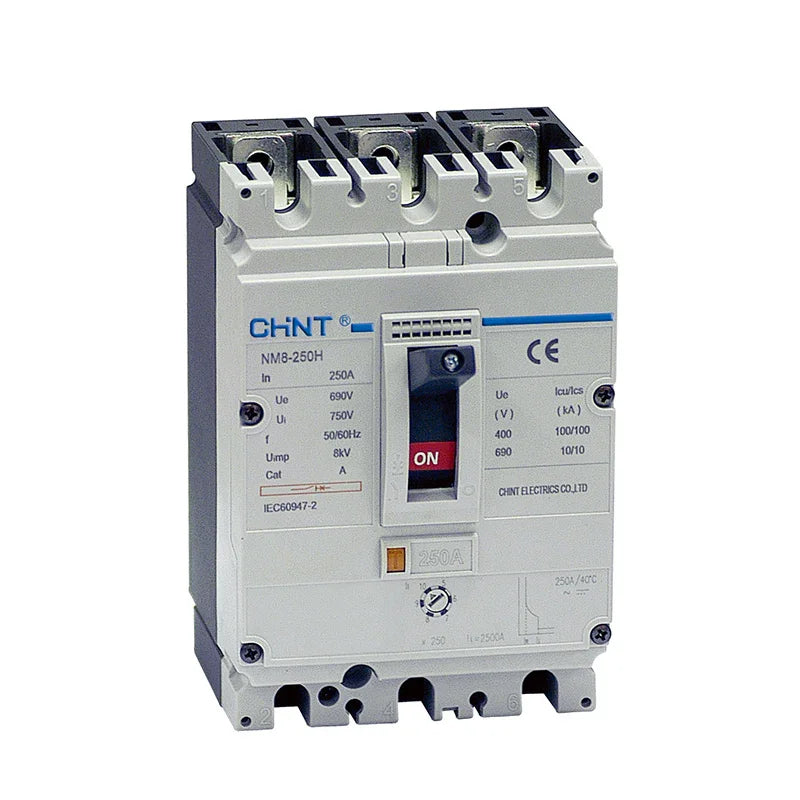 מפסק ח"א 3X250A כיול מגנטי עד 250A Chint - אור שי סיטונאות חשמל בע״מ