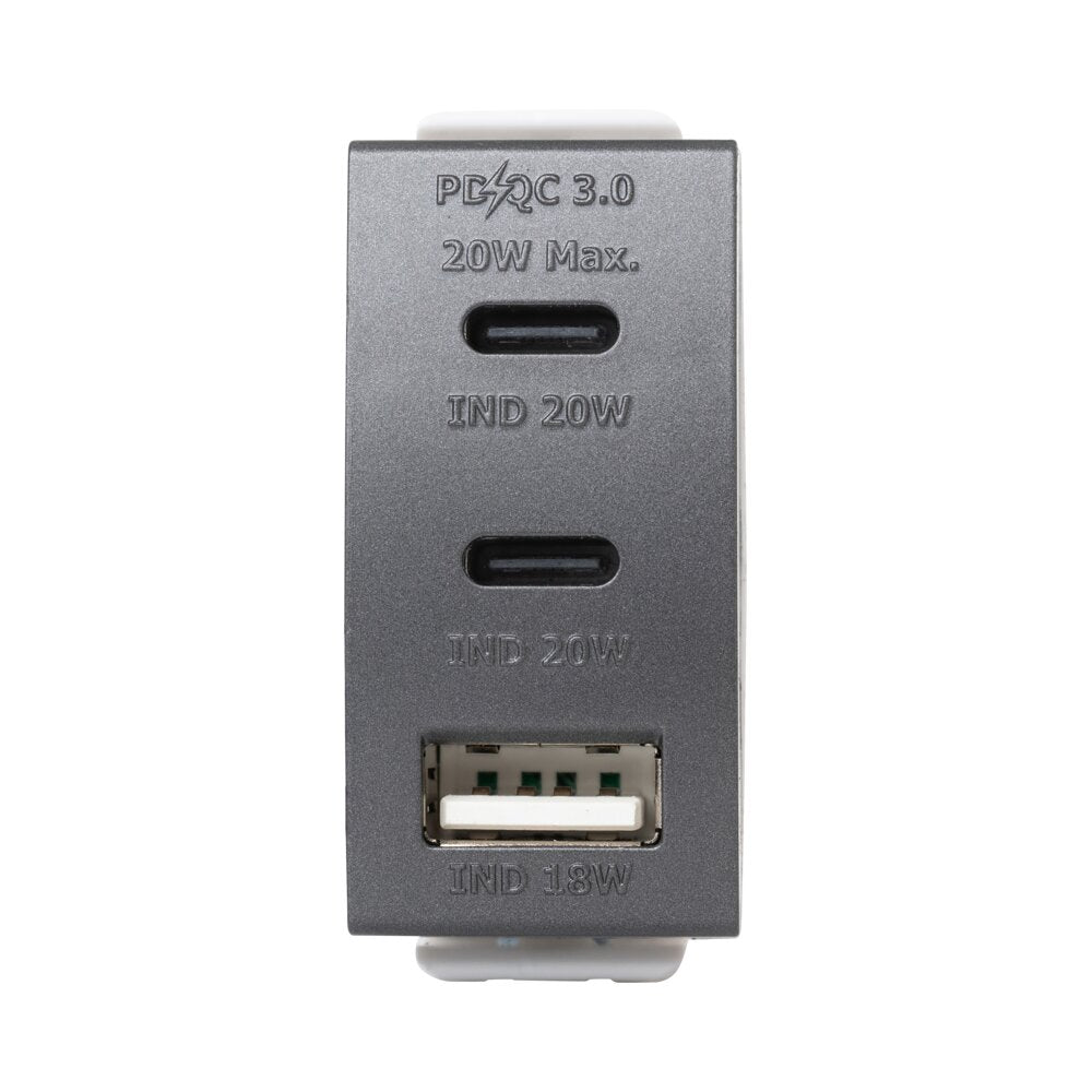 מטען USB גרפיט מט 1M