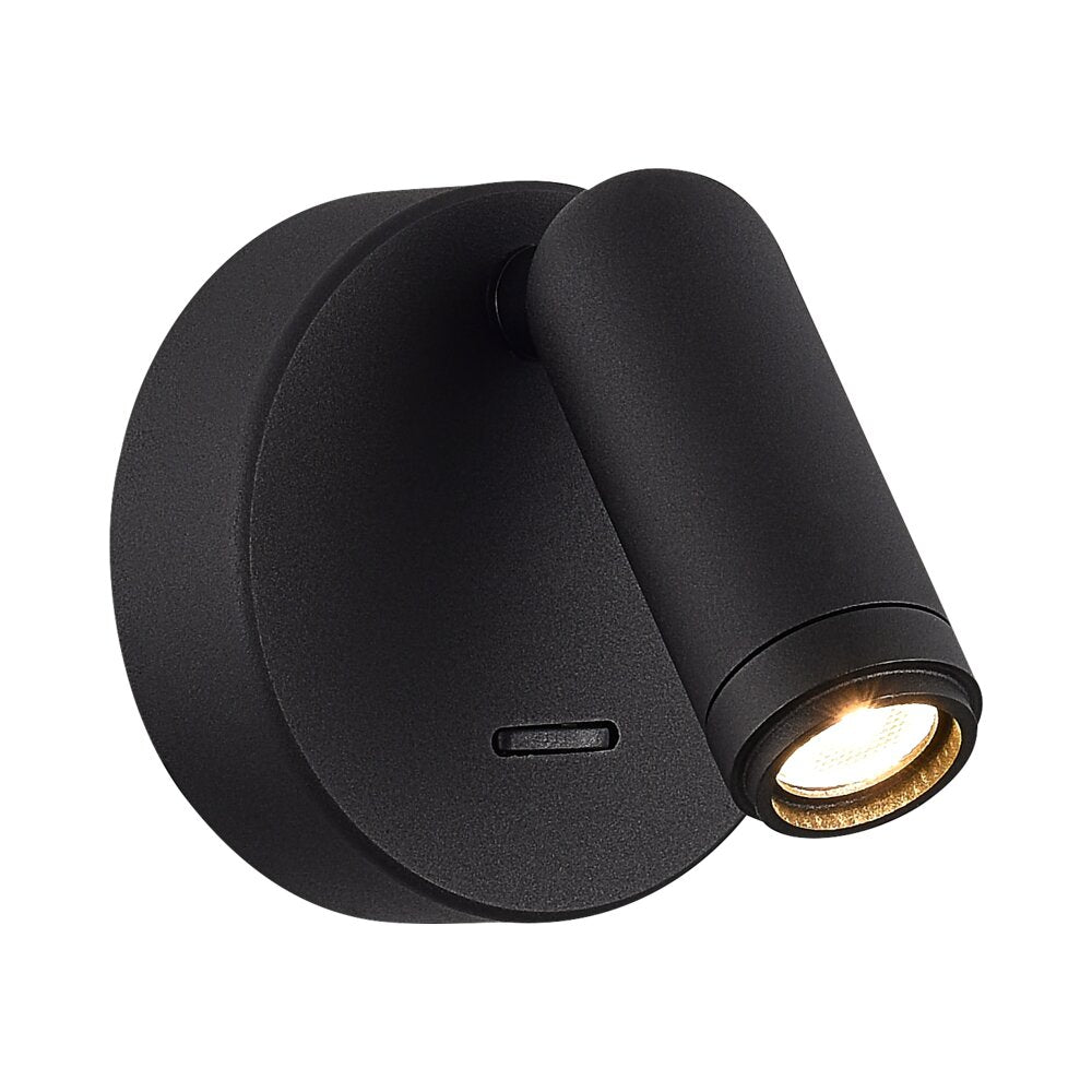 מנורת קריאה INDEX 3.6W שחור אור חם