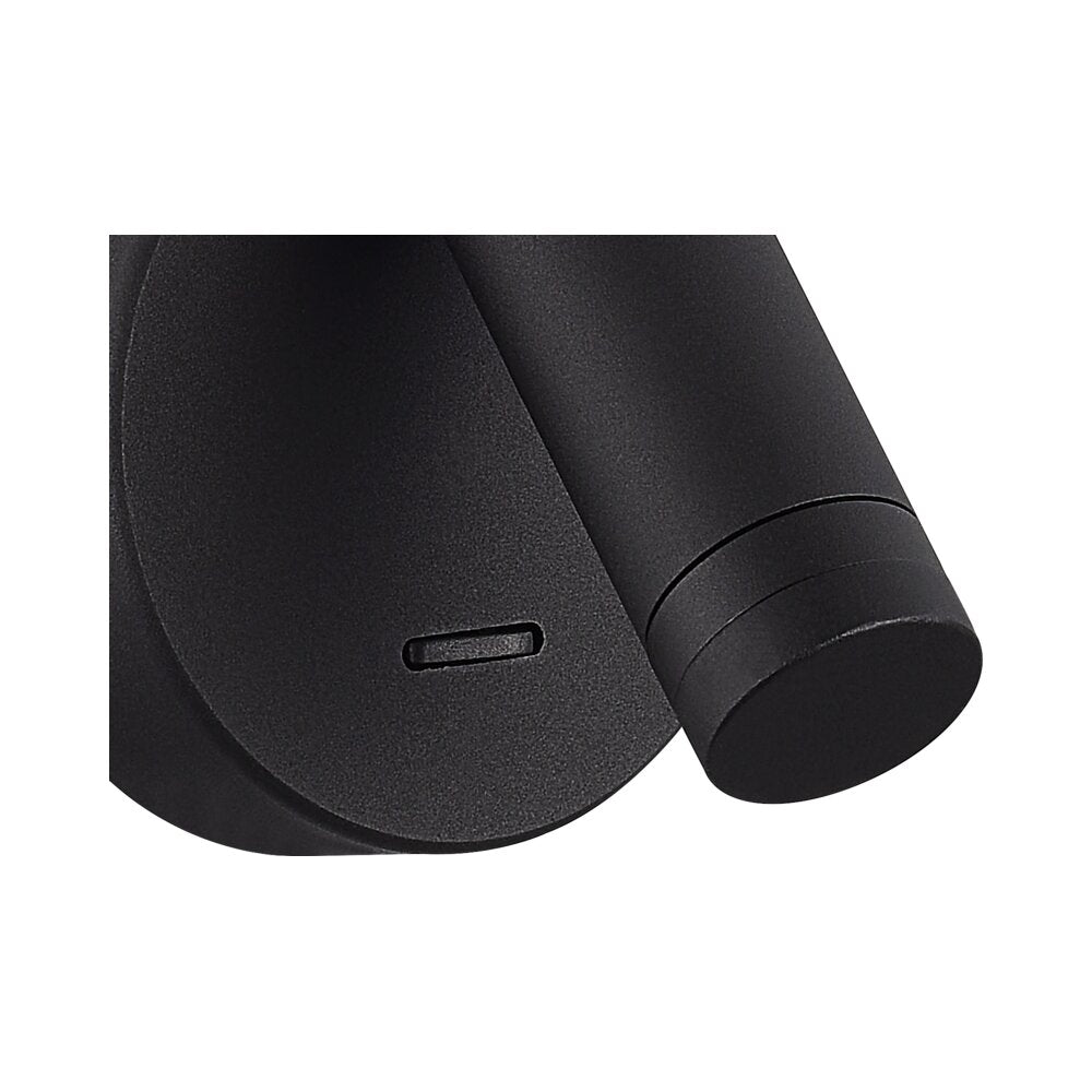 מנורת קריאה INDEX 3.6W שחור אור חם