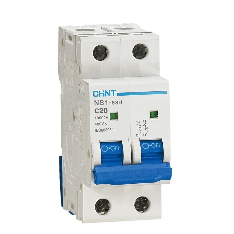 מנתק מעגל ח"א דו-פאזי 10KA C-20A Chint - אור שי סיטונאות חשמל בע״מ