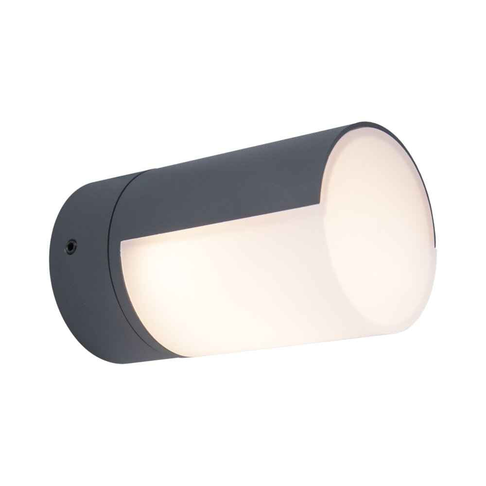 צמוד קיר אפור כהה CYRA LUTEC 8W IP54 אור חם – NISKO