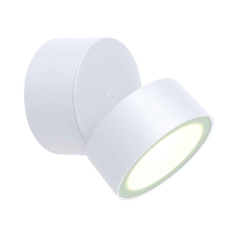צמוד קיר / תקרה לבן TRUMPET LUTEC 11W IP54 אור חם – NISKO
