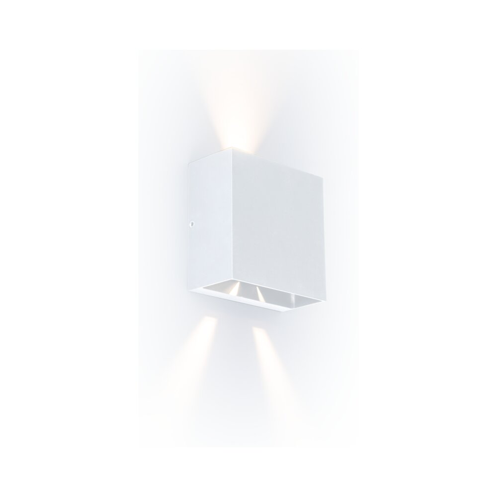 צמוד קיר לבן GEMINI-BEAM UP&DOWN LUTEC 10W IP54 אור חם – NISKO