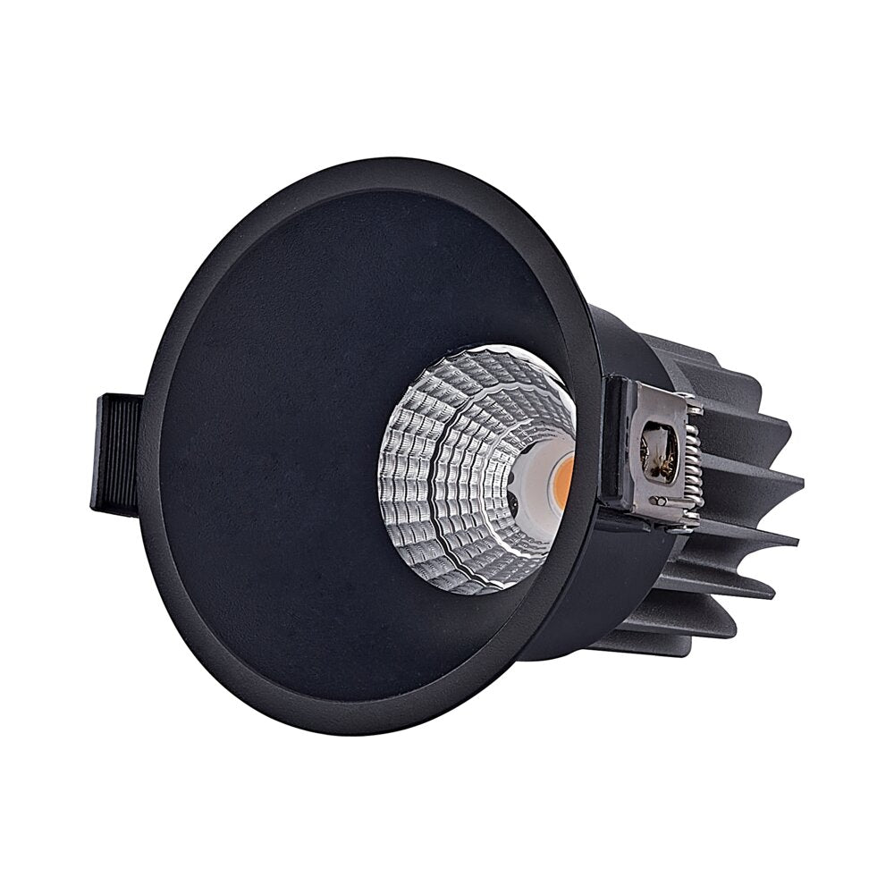 שקוע לד שחור RUBY 12W 90mm 60° IP44 אור חם