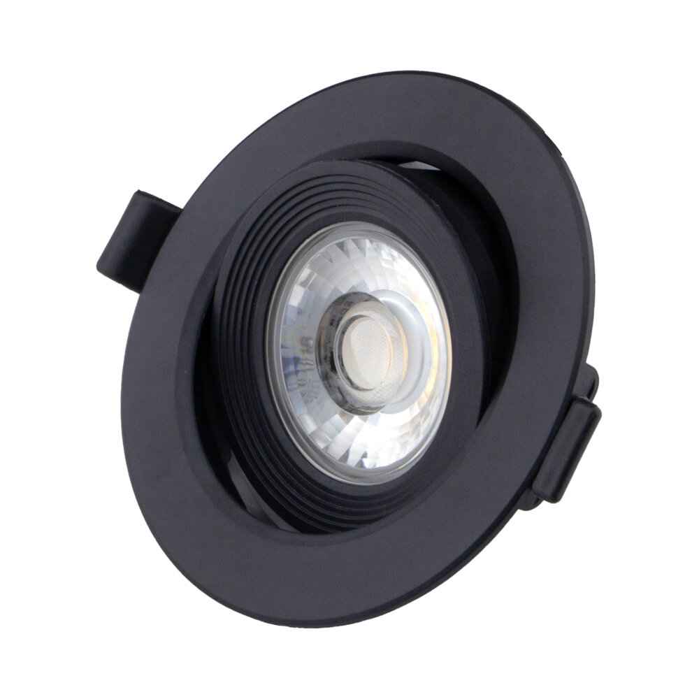 שקוע תקרה שחור SULTAN 12W IP54 90mm 3CCT – NISKO