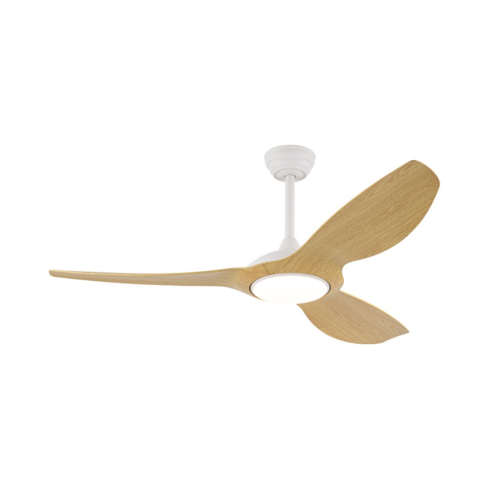 מאוורר תקרה חכם לבן/אלון PARIS 52'' SMART